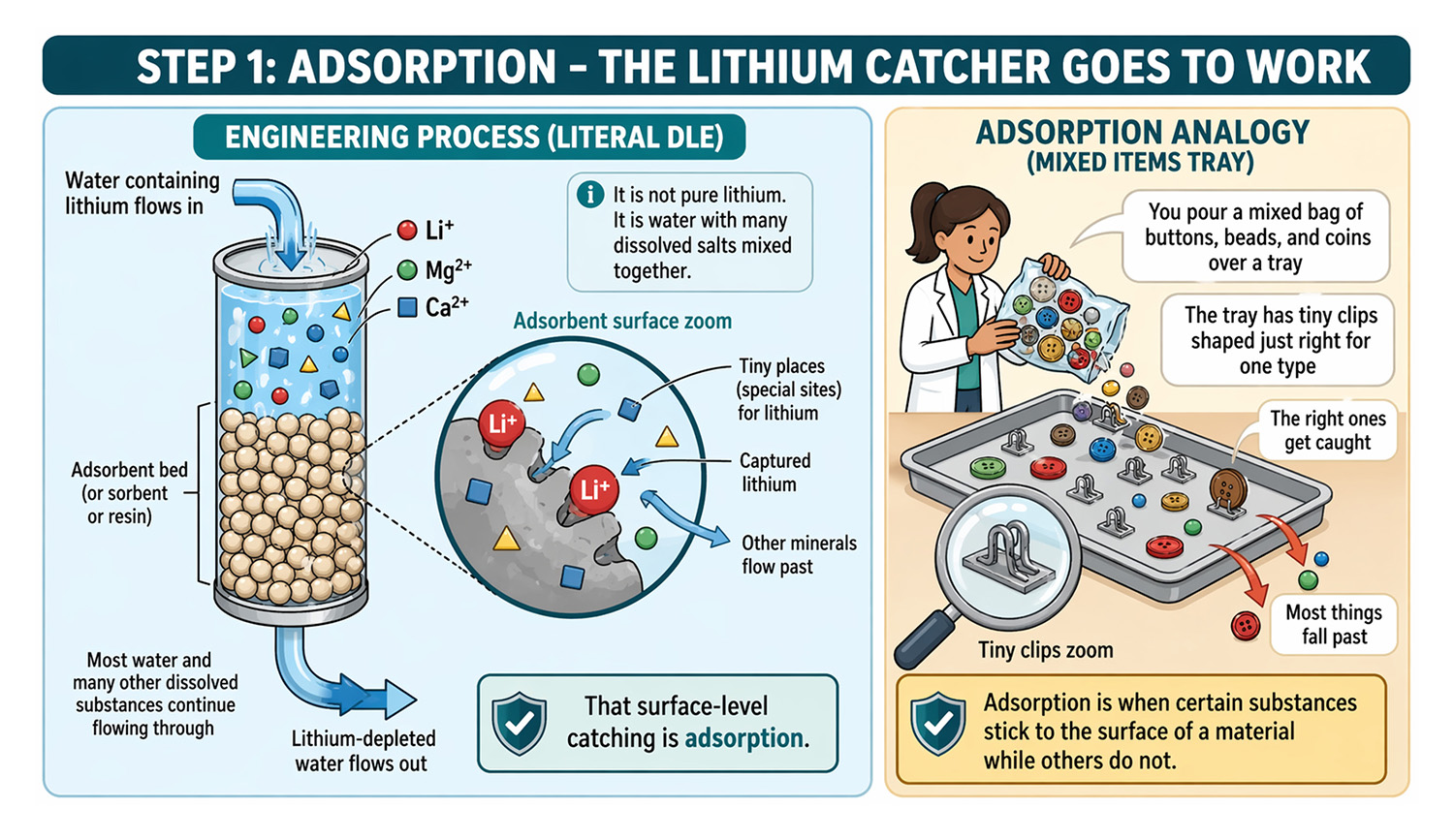 Direct Lithium Extraction Adsorption Explained