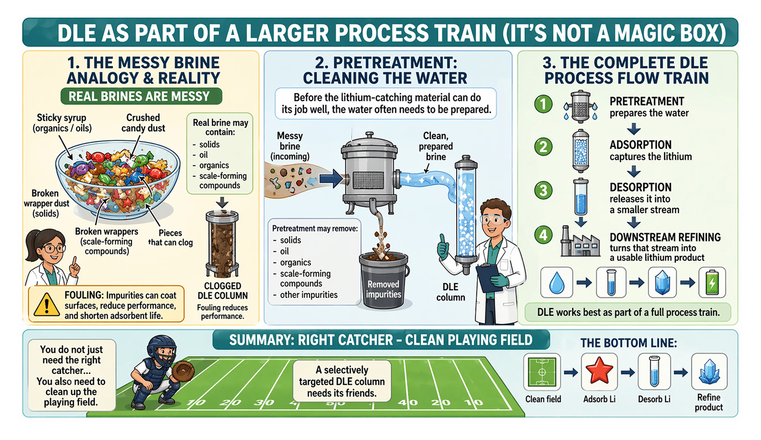 Direct Lithium Extraction Process Train Explained